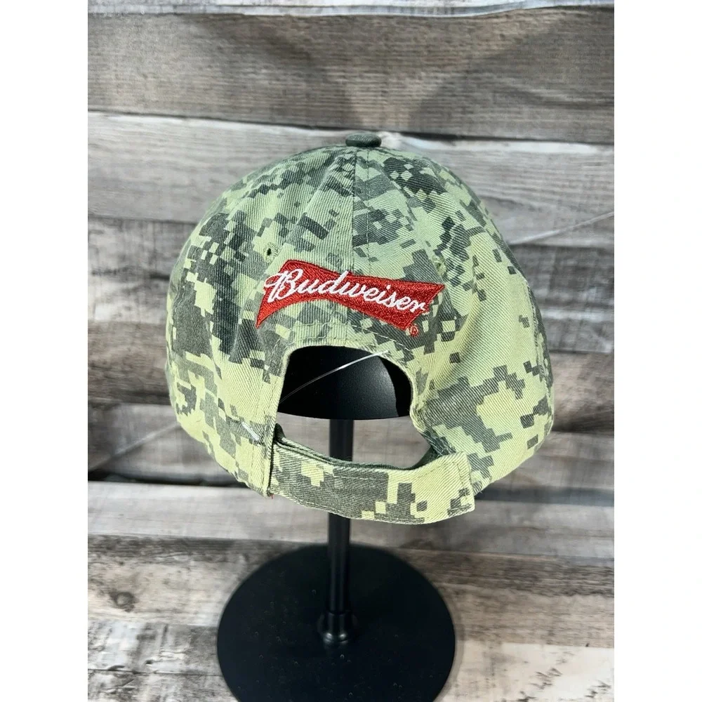 MLB New York Yankees Camouflage Hat Budweiser Army Adjustable‎